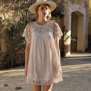 SPELL x FP MAGGIE TUNIC EMBROIDERED DRESS